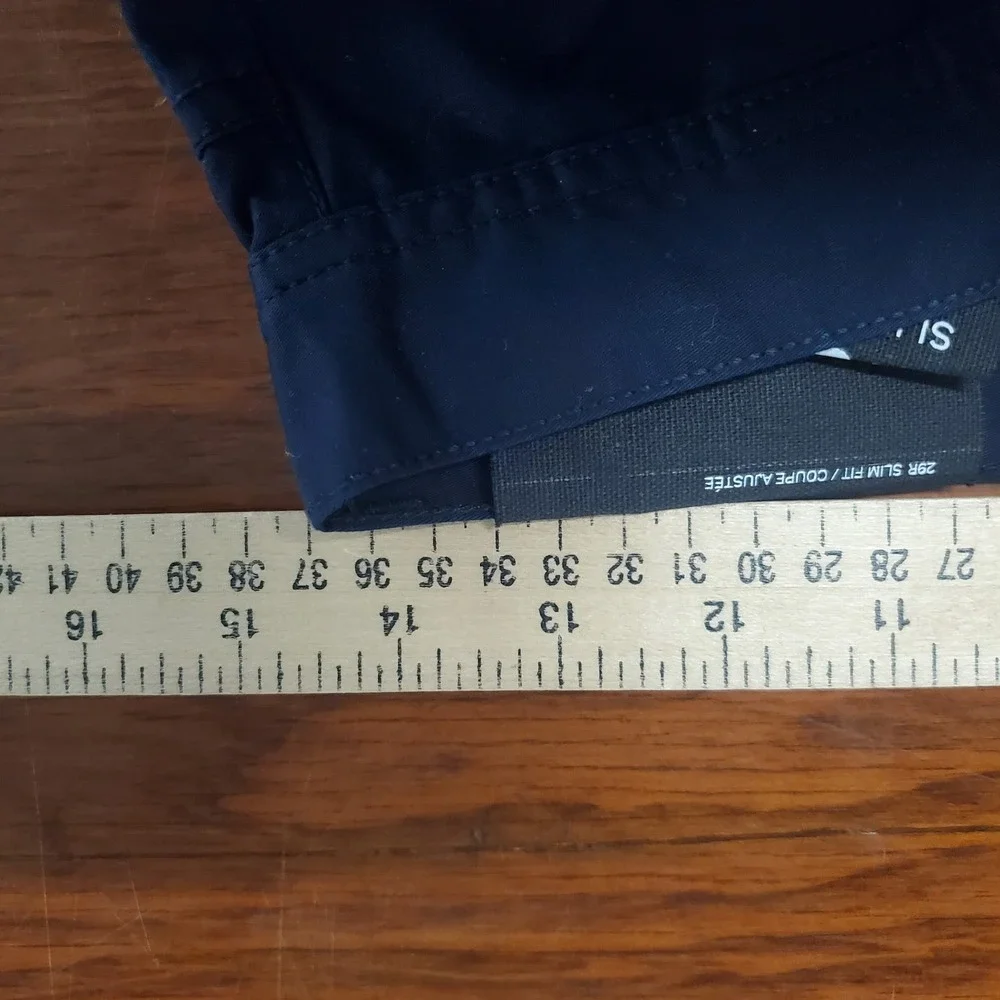 Armani Exchange Jeans Sz 29 R Navy Cotton Stretch 5 Pocket Slim Fit Classic